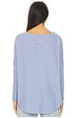 view 3 of 4 x We The Free Latte Blues Thermal Solid In Dawn Breeze in Dawn Breeze