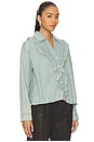 view 2 of 4 x We The Free Tattered And Ruffled Top In Vintage Tint Wash in Vintage Tint Wash
