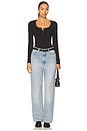 view 4 of 4 Wide Awake Layering Top in Black