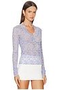 view 2 of 4 All Day Lace Long Sleeve in Dawn Breeze
