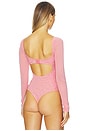 view 4 of 5 Suddenly Fine Bodysuit in Glowing Mauve