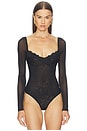 view 2 of 5 Suddenly Fine Bodysuit in Black