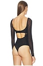 view 4 of 5 Suddenly Fine Bodysuit in Black