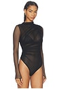 view 3 of 4 On My Way Bodysuit in Black