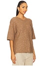 view 2 of 4 Margot Sweater Tee in Pearl Melange