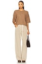 view 4 of 4 Margot Sweater Tee in Pearl Melange
