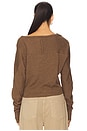 view 3 of 4 Jess Long Sleeve in Coco Brown Heather