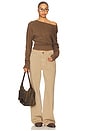 view 4 of 4 Jess Long Sleeve in Coco Brown Heather