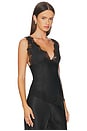 view 2 of 4 Elena Lace Tank in Black