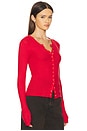 view 2 of 4 Going Places Cardi in Cherry Crush