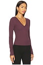view 2 of 4 x We The Free Neria Long Sleeve In Vintage Grape in Vintage Grape