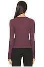 view 3 of 4 x We The Free Neria Long Sleeve In Vintage Grape in Vintage Grape