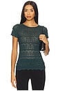 view 1 of 4 Angelina Lace Tee in Seamoss