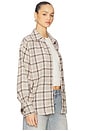 view 2 of 4 x We The Free Ashley Plaid Shirt In Ivory Combo in Ivory Combo