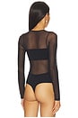 view 4 of 5 ALL AN ILLUSION ボディスーツ in Black