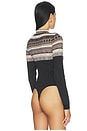 view 4 of 5 Winter Warmer Bodysuit in Black Ivory Combo