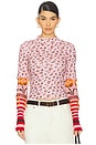 view 1 of 4 x We The Free Bold Bowery Cuff Top In Cherry Blossom Combo in Cherry Blossom Combo