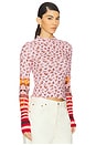 view 2 of 4 x We The Free Bold Bowery Cuff Top In Cherry Blossom Combo in Cherry Blossom Combo