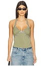 view 1 of 4 Brooke Halter in Oil Green