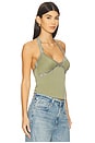 view 2 of 4 Brooke Halter in Oil Green