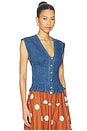 view 2 of 4 Dylan Denim Vest in Medium Blue