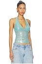 view 2 of 5 x REVOLVE Dance Til Dawn Halter Top In Capri in Capri
