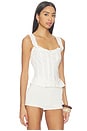 view 2 of 4 Bridgette Corset Top in Clean Ivory