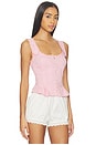 view 2 of 4 Bridgette Corset Top in Pink Nectar
