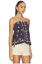 view 2 of 5 TOP TUBO FREE PEOPLE DOILY DAYS in Navy Combo