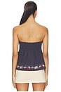 view 3 of 5 TOP TUBO FREE PEOPLE DOILY DAYS in Navy Combo