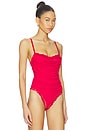 view 3 of 5 x REVOLVE Hard Launch Corset Bodysuit in Red