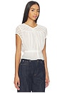 view 2 of 4 TOP BORDADO FREE PEOPLE GLIMMER in Clean Ivory