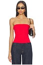 view 1 of 4 The Carrie Tube Top in Fp High Risk Red