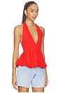 view 2 of 4 x Free-est Paige Top In Tangerine Tango in Tangerine Tango