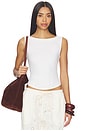 view 1 of 4 x We The Free Iconic Tank in Whisper White