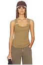 view 1 of 4 x We The Free Jamie Buckle Tank in Beehive
