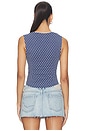 view 3 of 5 Good Graces Top in Sailor Blue Combo