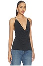 view 3 of 5 Veda Cowl Top in Black