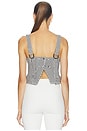 view 4 of 6 Sunfaded Top in Black & White Combo