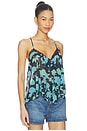 view 2 of 4 Margaux Printed Tank in Capri Blue Combo