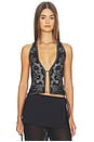 view 1 of 6 Kenzie Studded Halter in Black