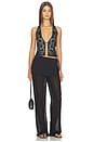 view 5 of 6 Kenzie Studded Halter in Black