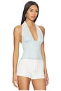 view 2 of 4 Ramona Denim Halter in Light Sky