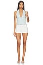 view 4 of 4 Ramona Denim Halter in Light Sky