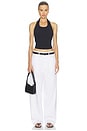 view 5 of 5 Round Two Pique Halter in Black