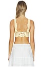 view 3 of 4 x Intimately FP Petal Party Plunge Bralette in Vanilla Custard