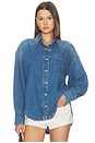 view 1 of 4 x We The Free Ashley Denim Shirt in Medium Wash
