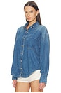 view 2 of 4 x We The Free Ashley Denim Shirt in Medium Wash