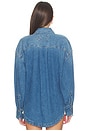 view 3 of 4 x We The Free Ashley Denim Shirt in Medium Wash