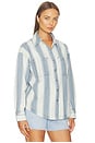 view 2 of 4 X Crossroads Striped Shirt in Indigo Combo